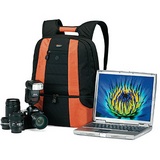 Lowepro CompuDaypack Notebook and Camera Backpack - Burnt Orange