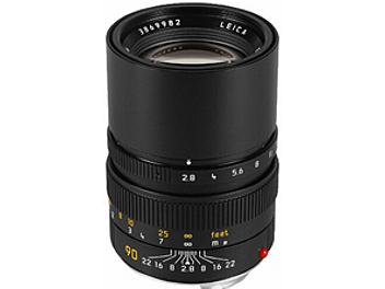 Leica Elmarit-M 2.8/90 Lens - Black