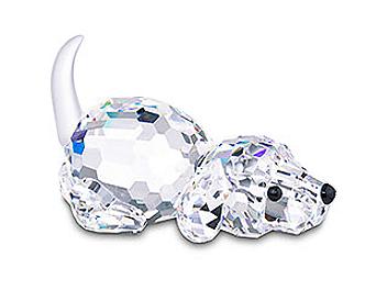 Swarovski 172296 Dog Playing (pack 2 pcs)
