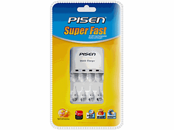 Pisen TS-KC015 4-channel AA, AAA Fast Battery Charger