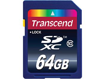 Transcend 64GB Class-10 SDXC Memory Card (pack 5 pcs)