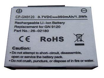 Globalmediapro CP-GN9120 Battery for GN Netcom GN9120