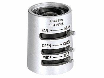 Senview TN03308IR Vari-focal Manual Iris IR Lens