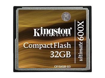 Kingston 32GB CompactFlash Ultimate 600x Memory Card (pack 10 pcs)