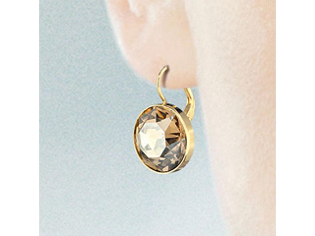 Swarovski 901640 Bella Golden Shadow Pierced Earrings