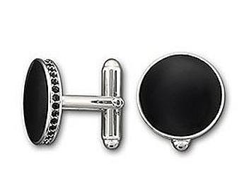 Swarovski 1035645 Havana Jet Cuff Links