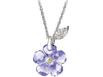Swarovski 1062802 Arctic Flower Pendant