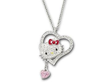 Swarovski 1106120 Hello Kitty Iconic Heart Pendant