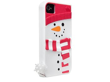 Case Mate CM017049 Snowman iPhone 4/4S Silicone Case