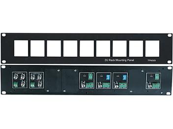 Globalmediapro SHE TPN009 19-inch 2U Rack Mounting Panel for TTA111VR, CD102