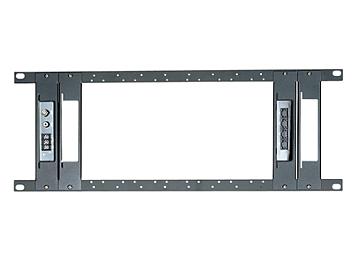 Globalmediapro SHE TPN012-T 19-inch Universal Rack Mounting Panel With 4 Pieces Holder