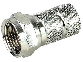 Globalmediapro SHE APFT11 RG59 F Male Twist On Connector (pack 100 pcs)