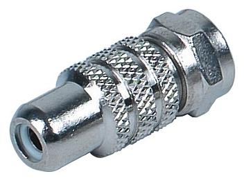 Globalmediapro SHE APRF01 RCA Jack to F Plug Connector (pack 100 pcs)