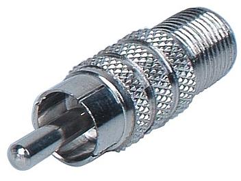 Globalmediapro SHE APRF10 RCA Male to F Female Connector (pack 100 pcs)