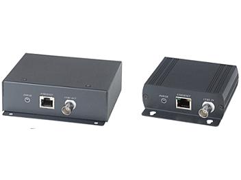 Globalmediapro SHE IP02EP IP Coaxial Extender with Power (Transmitter and Receiver)