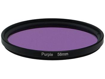 Globalmediapro Full Color Filter 58mm - Purple