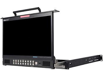 monitor rackmount tlm datavideo foldable 1u lcd inch