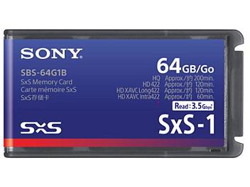 Sony SBS-64G1B 64GB SxS Memory Card (pack 10 pcs)