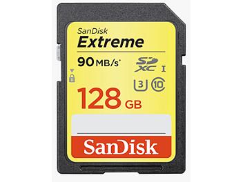 SanDisk 128GB Extreme UHS-1 U3 SDXC Memory Card (Class 10) 90MB/s
